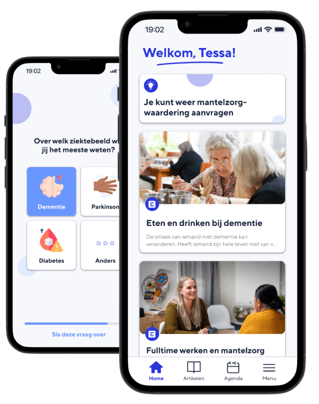 Valtes app op telefoon
